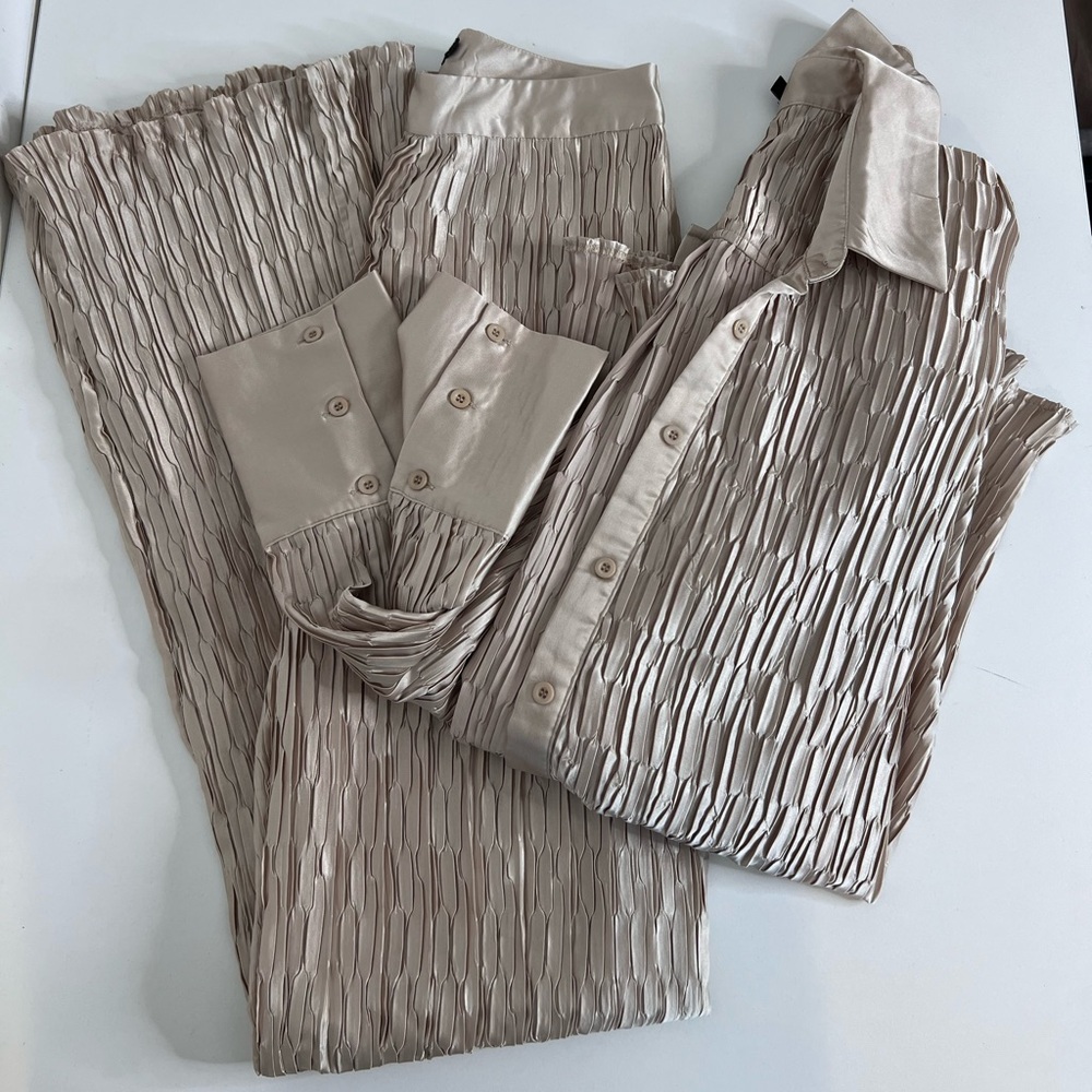 Champagne pant set